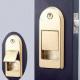 R-200.1 Solid Brass Door Lock in Easy Up-Lifting Open Style