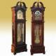 EG 096 Solid Wood Analog Floor Clocks in Cherry or Oak Finish with Mechanical or Quartz Movements