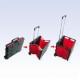 05 177CT002 Plastic Folding Luggage Carts with 77 Pounds Load Capacity