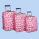 ABS02-T ABS Trolley Case with Pink Spots