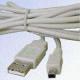 IE-04W High-Quality 6 Feet Long IEEE 1394 to USB Cable with Nickel Plug