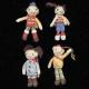 CD-007 Crocheted Dolls Ideal for Creative and Trendy Garments