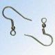 E 203 Trendy Brass Earring Hook with Different Colors Available