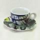 J124-04 2.5 oz Coffee Cup with Saucer Set