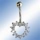 DBC-002-A Sun-Heart Body Stainless Steel Dangle, Available in Different Colors