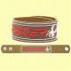 DLB001 Leather Bracelet with PVC Reflective Logo