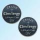 CR1025/CR1216 3V Lithium/Manganese Dioxide Button Cell with Maximum Dimensions of 10 x 2.5mm