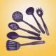 NKZ112 6pc Kitchen Utensil Set Plastic Handle