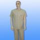 11 Men's Pajama Set Made of Cotton and Linen Yarn-dyed Fabric with Round Neck Shirt