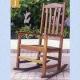 BTI 606 Penang Rocker Rocking Armchair Made of Top-Grade Malaysian Hardwood