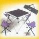 8-CTA007 Camping Table and Stool Set with Aluminum or Steel Frame