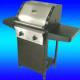 BBQ2202 Convenient and Sturdy Barbecue Grill with Two Burners