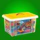 IQOK-233(JUMBO) Plastic Building Block Set Packed in Transparent Plastic Box