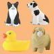 ANIMALS WITH SOUNDS Customizable PU Noise Makers in Different Animal Shapes