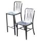 Full Aluminum Dining Chair/Bar Stool