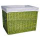 Oblong Willow Storage Basket with Liner (S/3)