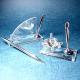 Crystal Paperweight Pen Stand Name Card Holder Ornament