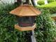 wood & mesh bird feeder