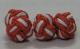 silk knot cufflink