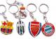 Metal sport style key rings