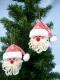 SET OF 2 PCS. HANGING SANTA CLAUS