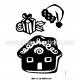 Home Deco – B & W Wall Sticker