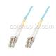 LC OM3 duplex fiber optic patch cables