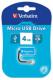 Verbatim Store\'n\' Go Micro USB Drive Caribbean Blue 4GB