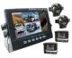 Split Quad Digital Monitor Heavy-duty Vehicle Rearview System