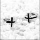 925 Sterling Silver Earring Buckle Cross