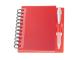 Red promotional spiral office notebooks