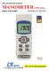 MANOMETER, 2000 mbar Model : PM-9110SD  記憶式壓力計/差壓計