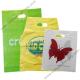 Patch handle plastic bag at good price